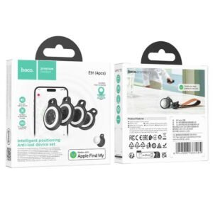 HOCO E96A/E93A/E100/E91/E91J/E101 Anti-Lost Smart Tag Locator Supports Google Find My Phone/Apple Find My Precise Position Tracker for Keys Pets Luggage Cars Replaceable Battery...