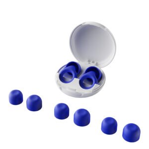 Silicone Earplugs for Swimming Sleep Cancel Noise Slow Rebound Reduction-Soundproof Reduce Disturbances -Quality loop Earplugs