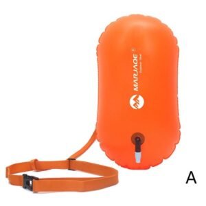 Swimming pool Buoy Tow Floats Inflatable Life Saving Swim Buoy PVC Inflated Air Drying Bag Drift Bag pool accessory Open Water